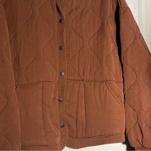 Blank NYC Quilted Rust Brown Jacket